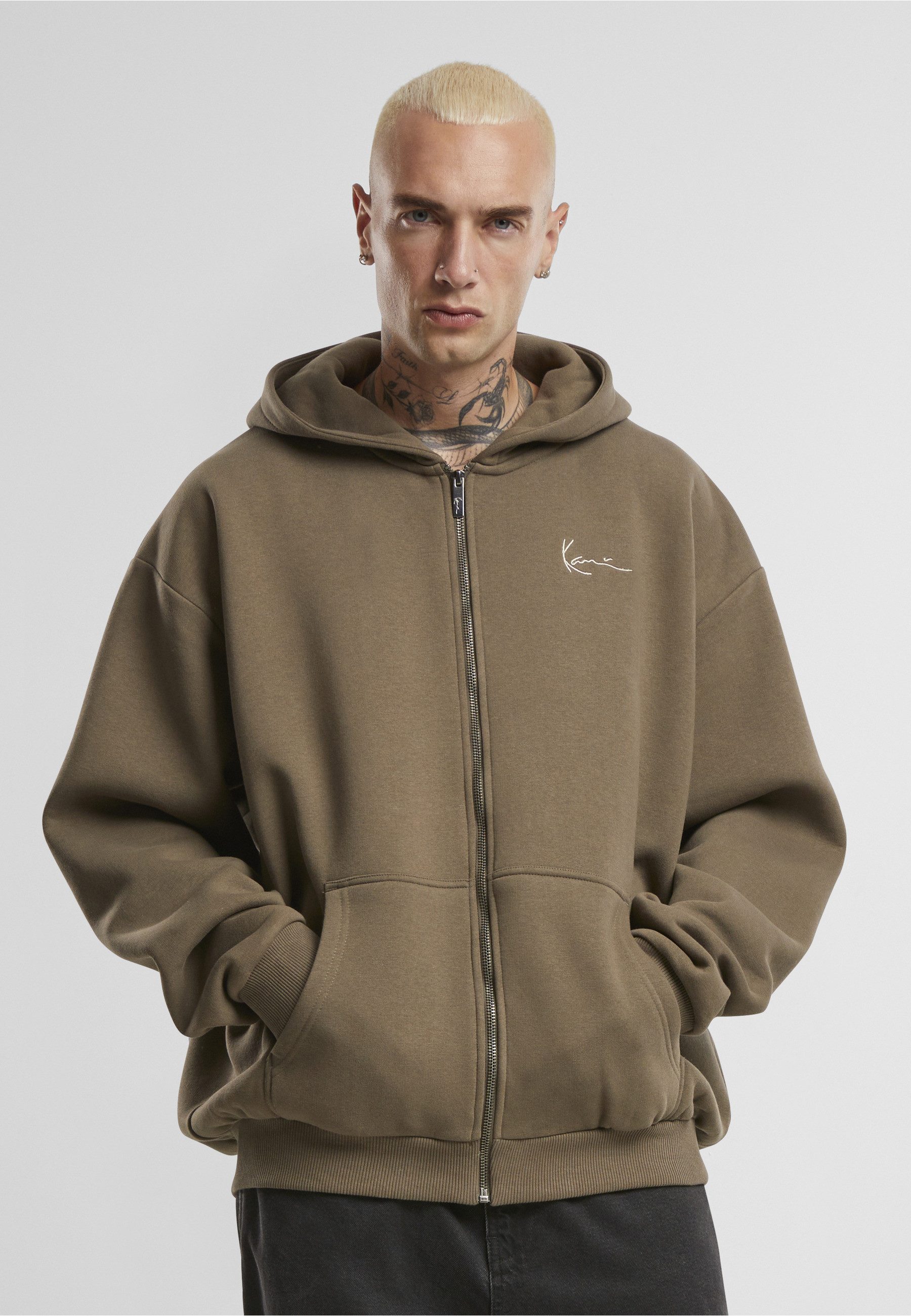 Karl Kani Kapuzenpullover Karl Kani KK Small Signature Essential Os Ziphoodie (1-tlg)