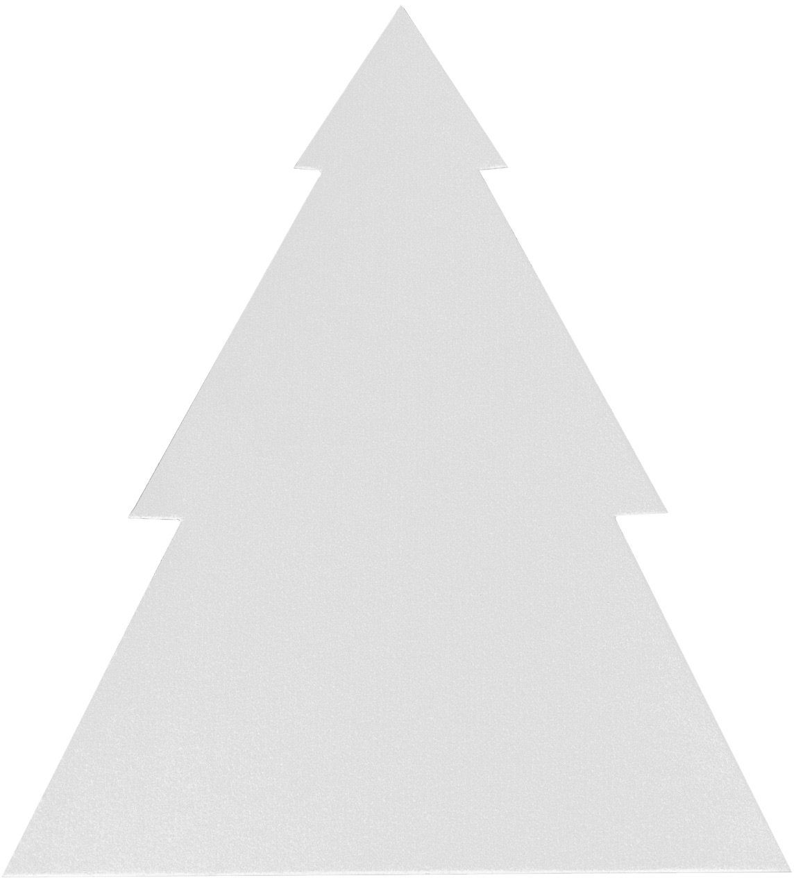 Platzset, Tannenbaum, Weihnachtsdeko, Primaflor-Ideen in Textil, (Set, 4-St),  auch ideal als Tischdeko oder Untersetzer, Größe 47,5 x 40cm, Deko-Tannenbaum  mit weicher Oberfläche