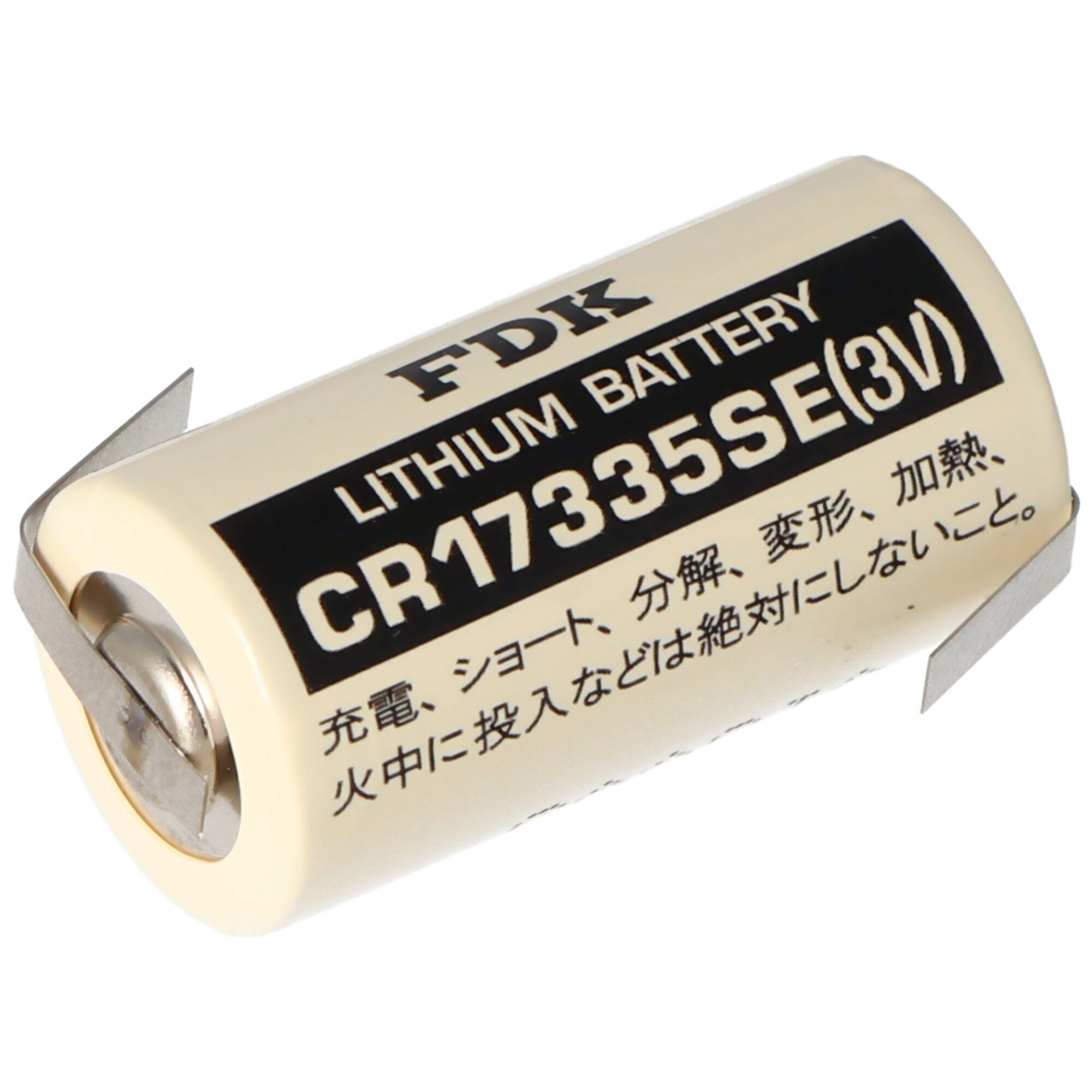 SE Batterie, Z-Form 2/3A, Lötfahne Sanyo (3,0 Size CR17335 Batterie Sanyo mit V) Lithium