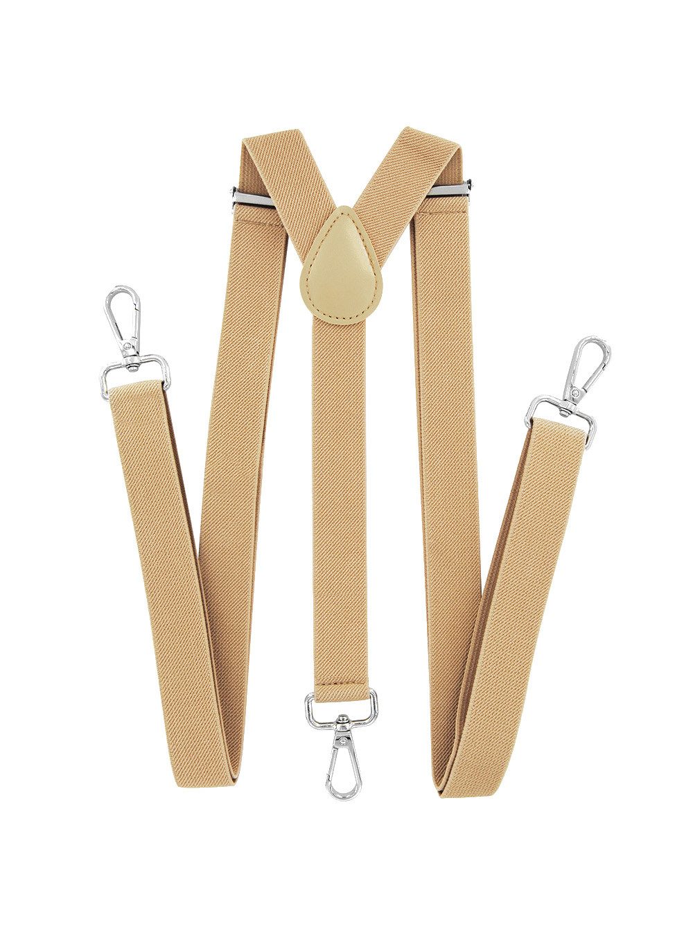 axy Hosenträger Herren Hosenträger 3 robusten Karabiner Verschluss 2,5 cm breit Y-Form verstellbar und elastisch 120cm Lang