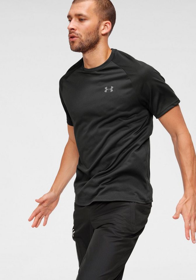 Under Armour Jungen Tech Lockup Stripe Kurzarm-Shirt