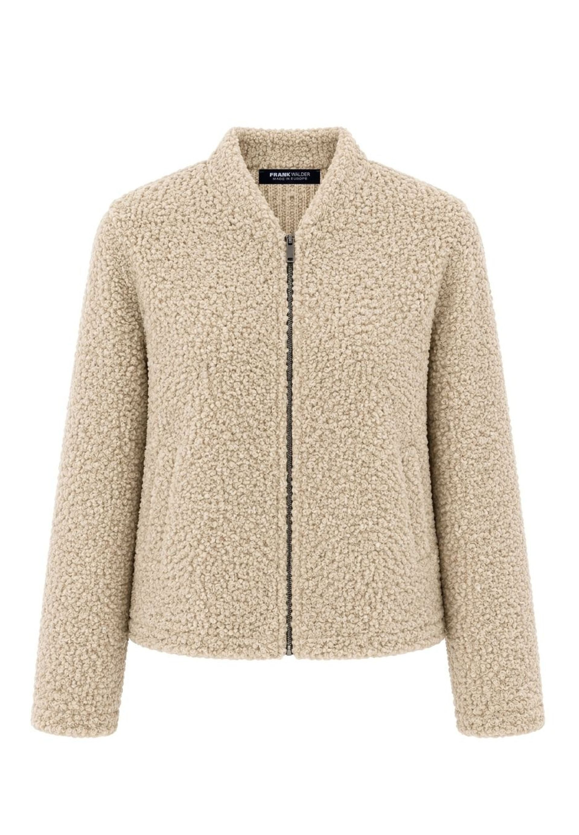 FRANK WALDER Cardigan mit Paspeltaschen