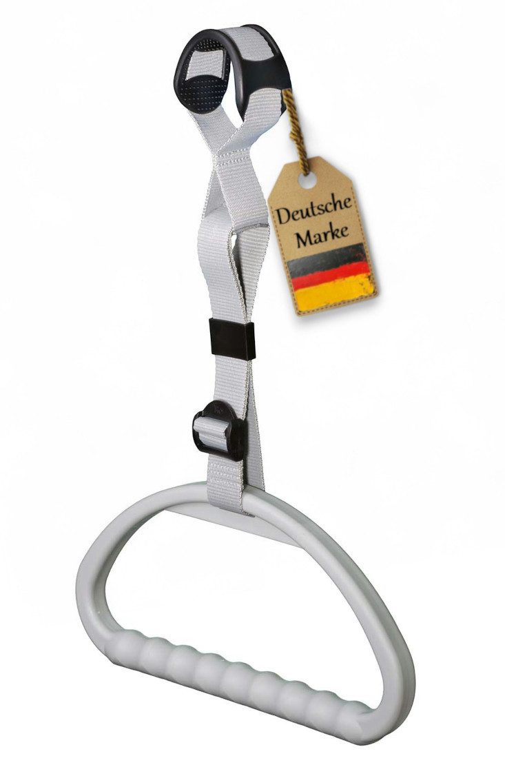 FabaCare Bett - Aufstehhilfe Aufrichtgriff, Griff mit Schnalle, Trapezgriff Triangelgriff