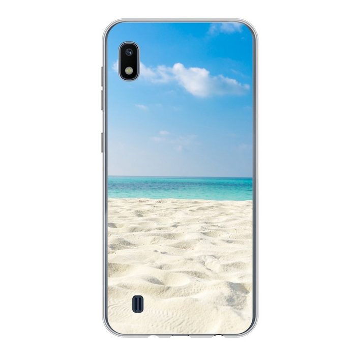 MuchoWow Handyhülle Tropisch - Strand - Meer Handyhülle Samsung Galaxy A10 Smartphone-Bumper Print Handy
