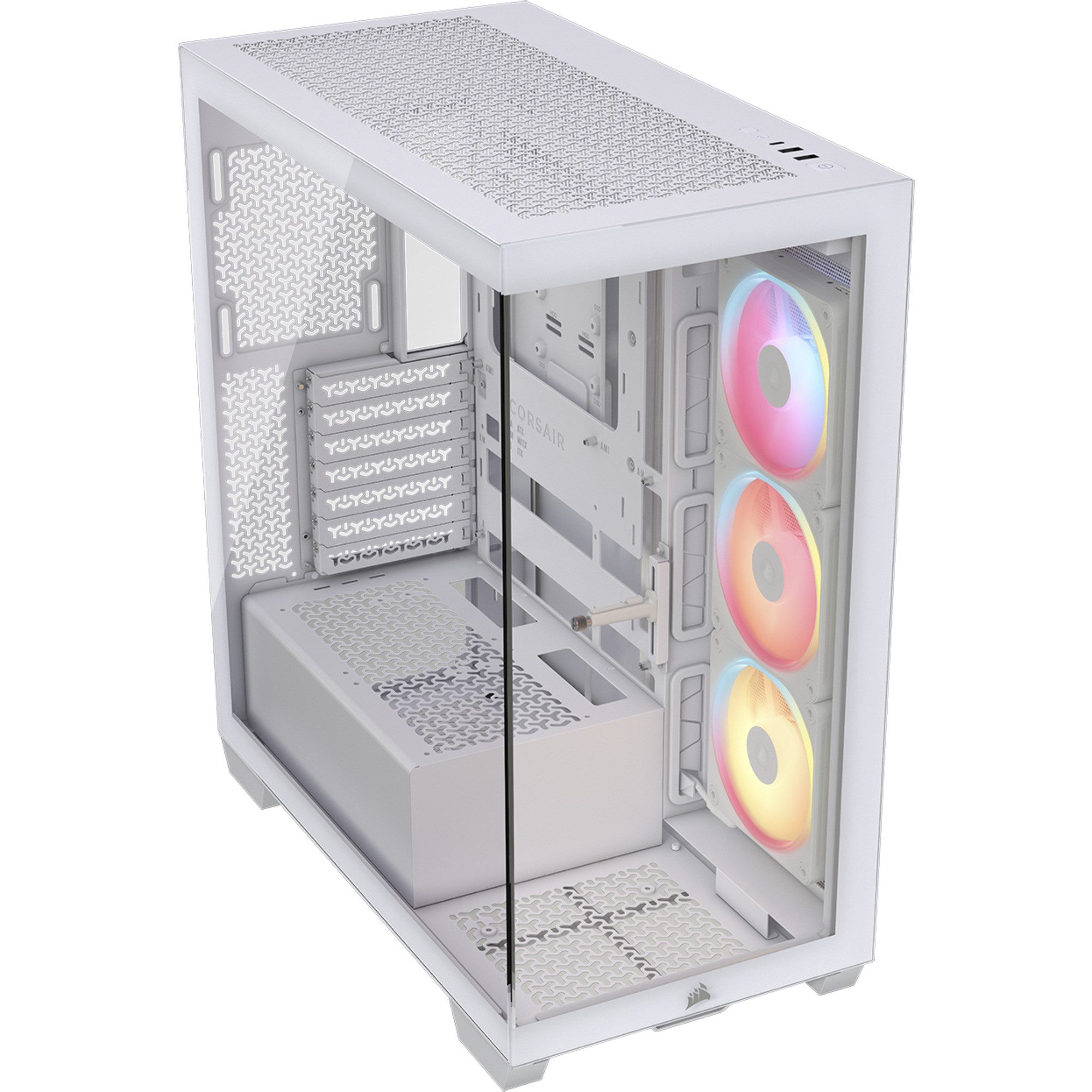 Corsair PC-Gehäuse Corsair 3500X LX-R RGB, Tower-Gehäuse, (Tempered