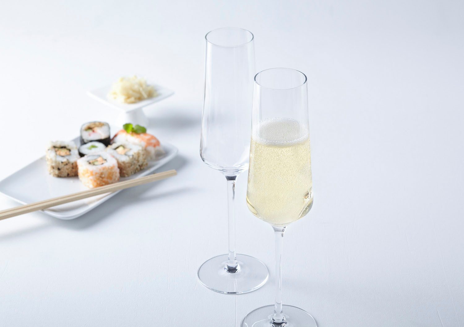 LEONARDO Sektglas PUCCINI, 6-tlg., Kristallglas, 280 ml, 6-teilig