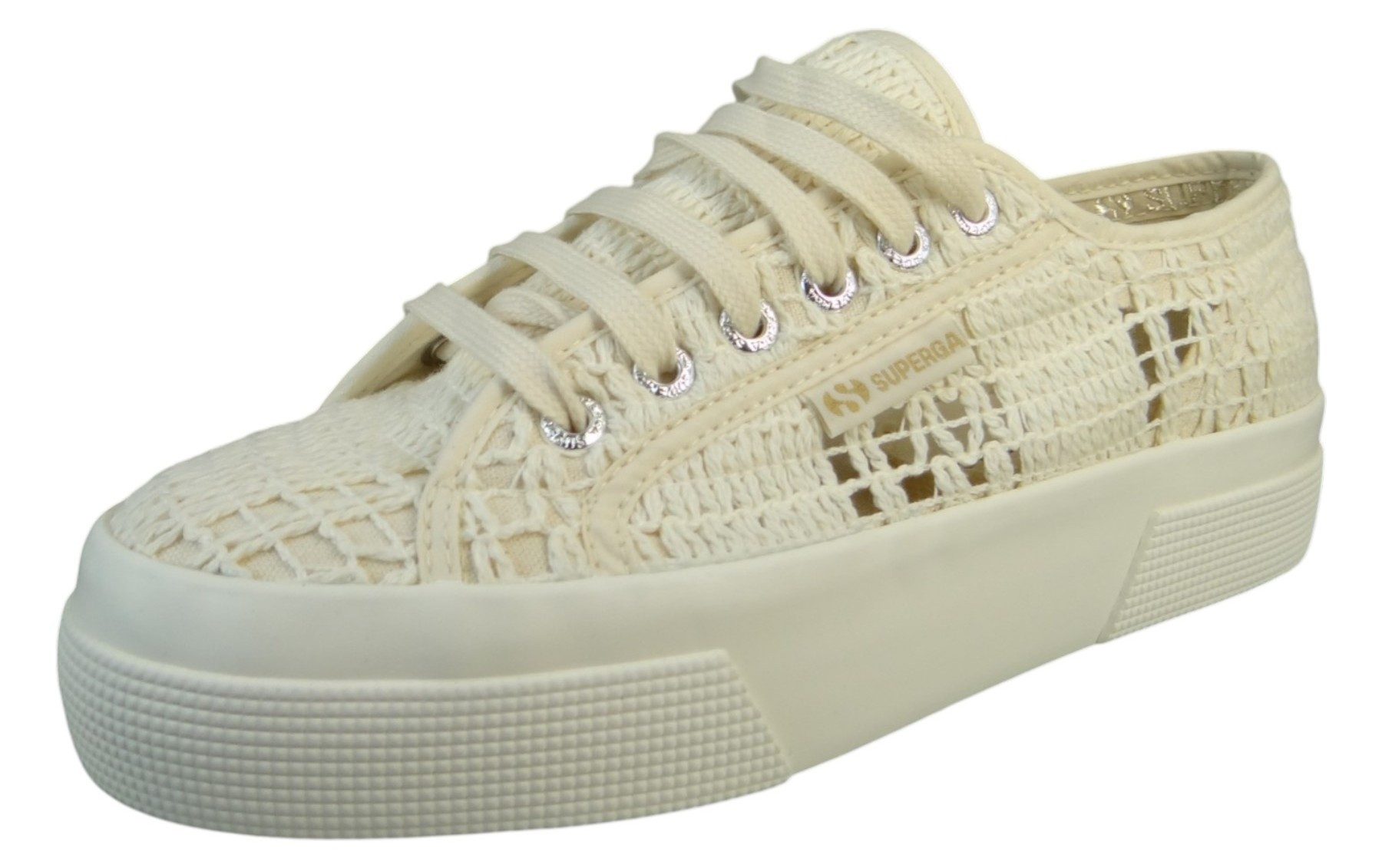 Superga S61448W A0N Beige Raw Braid Favorio Sneaker