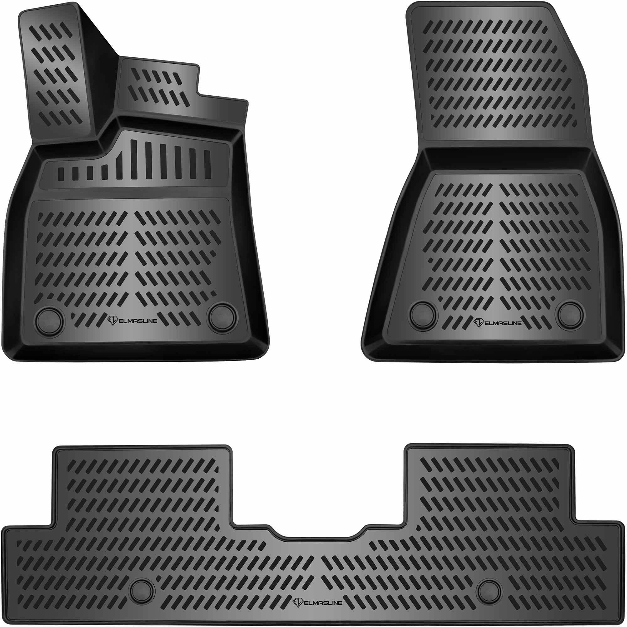 Auto-Fußmatten für RENAULT R5 ab 2025 [3. Gen] - 3D Gummimatten - Geruchlos