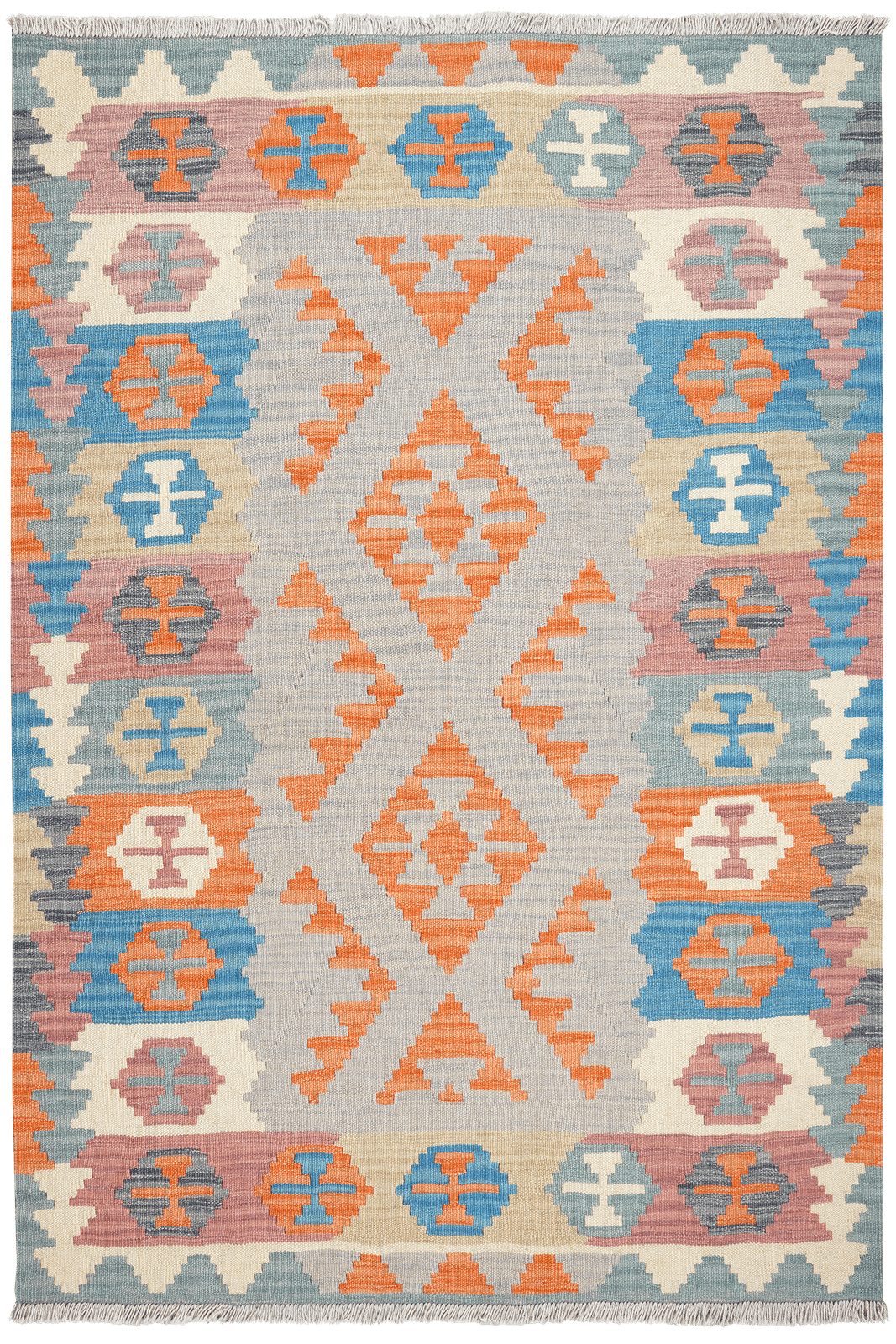 Looma Teppich Kelim Gashgai 184x127cm, rechteckig, Höhe: 5 mm, Gashgai, Schurwolle, Unikat