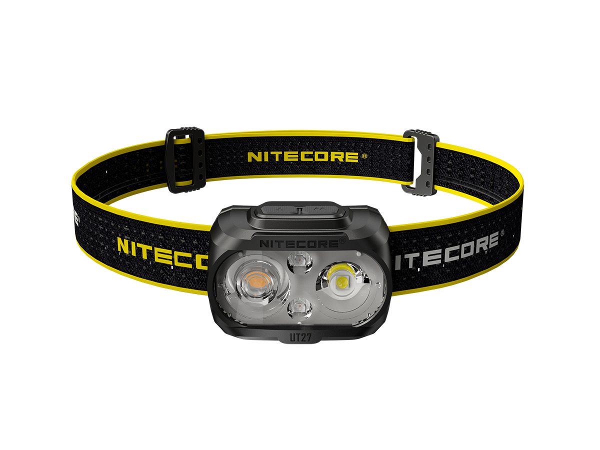 Nitecore LED Stirnlampe UT27 V2 - 800 kompakte Li-Ionen Akku Stirnleuchte mit 3 Lichtquellen, (1-St)