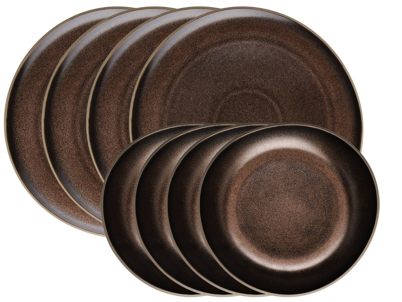 Rosenthal Столовый сервиз Junto Bronze Tafelset 8tlg, Steinzeug