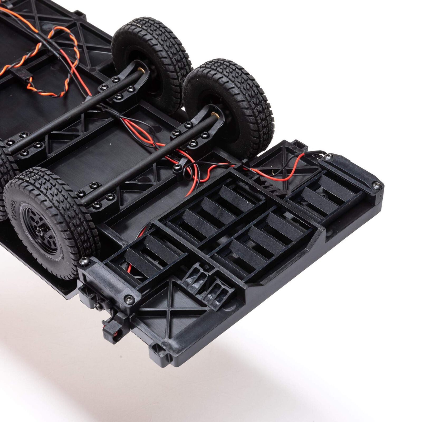 Axial RC-Buggy Axial SCX24 Crawler Tieflader Fahrzeuganhänger mit LED Beleuchtung 1:2