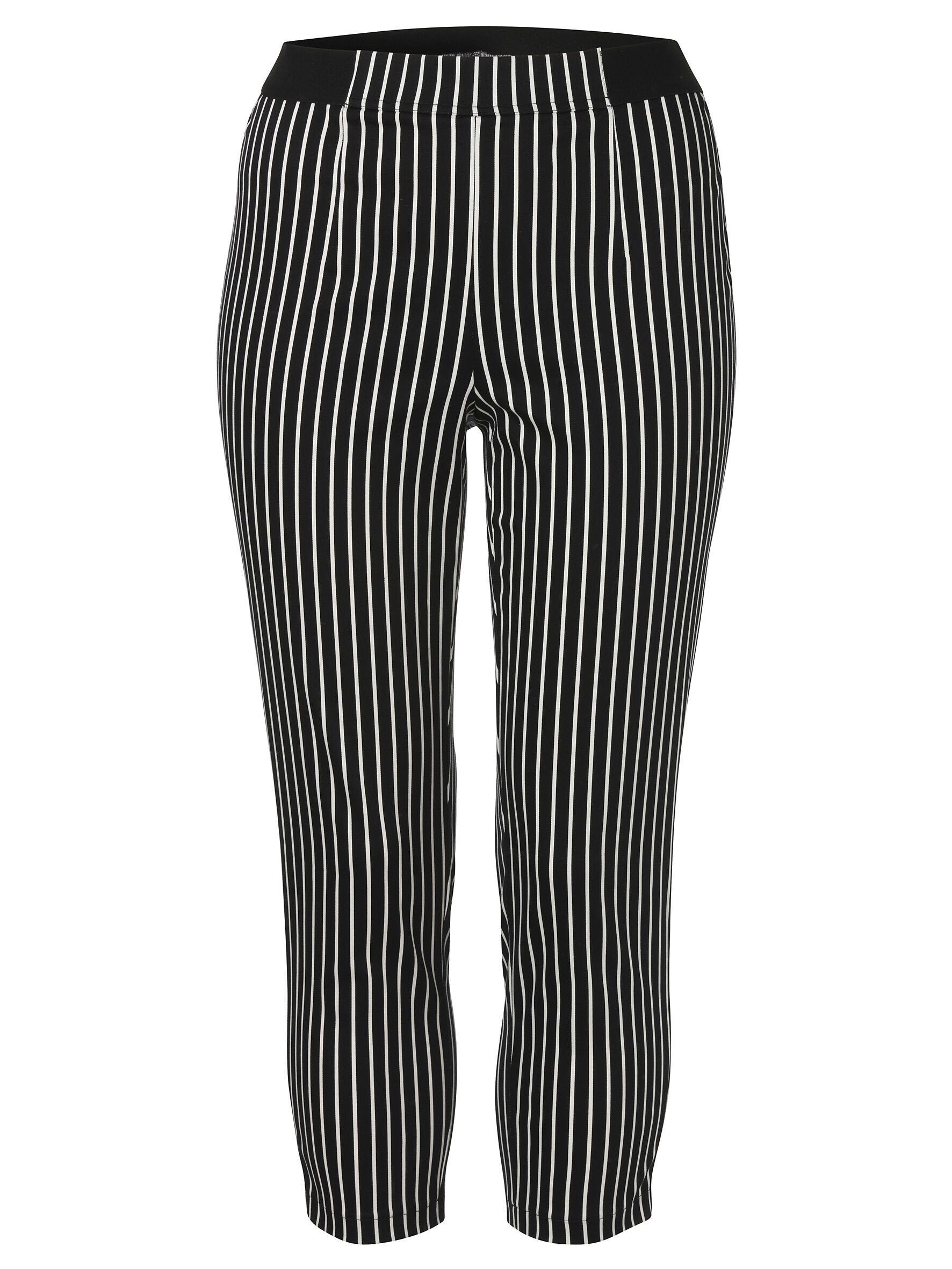VIA APPIA DUE Stoffhose im modernen Streifen-Design