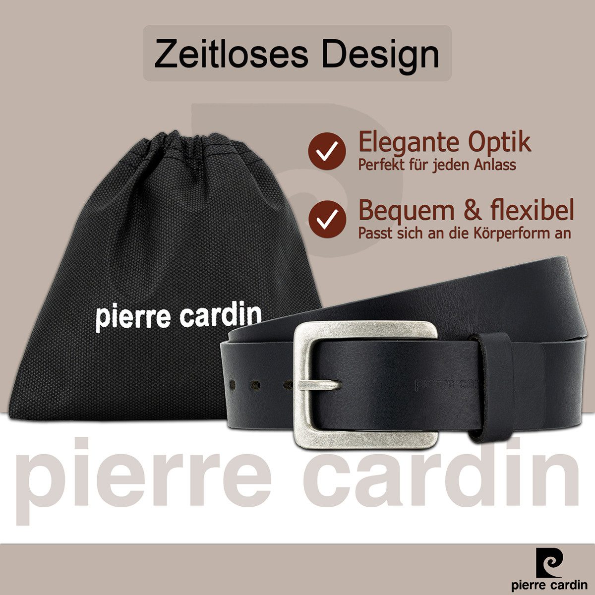 Pierre Cardin Ledergürtel