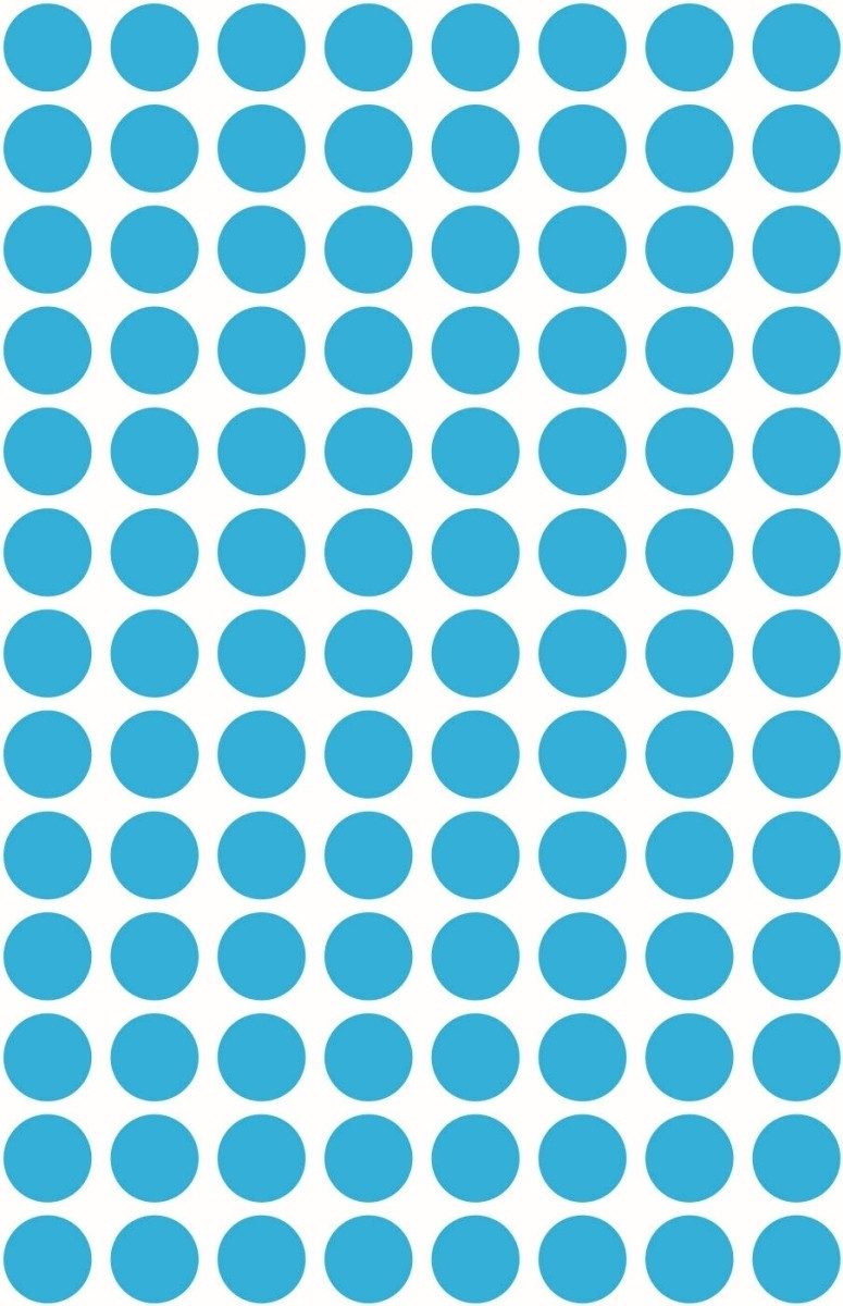 Etiketten Markierungspunkte 8mm VE=416 Stück blau