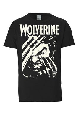 LOGOSHIRT T-Shirt Wolverine mit coolem Frontprint