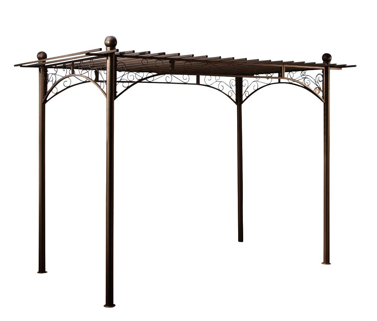 CLP Rosenbogen Ulpgar Eisen, 1 St., 1er, begrünbares Terrassendach, Landhausstil