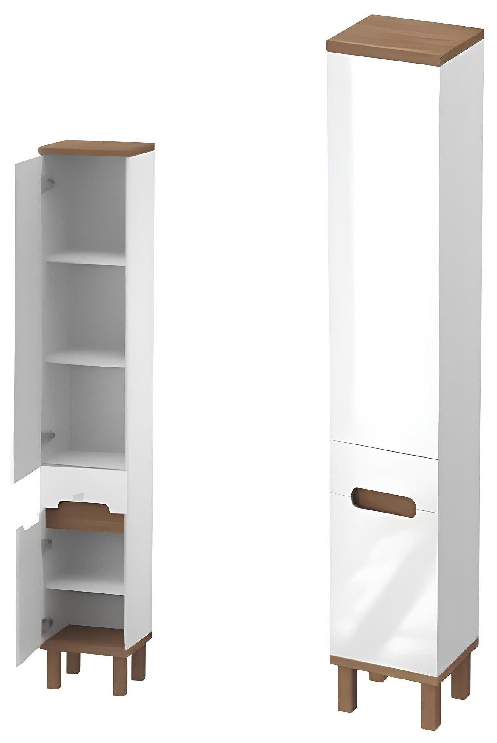 Hochschrank Aufbewahrungsschrank Schrank Badezimmerschrank Vielzweckschrank