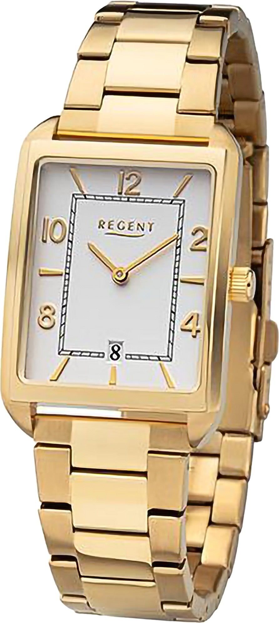 Quarzuhr Regent Herren Armbanduhr Analog
