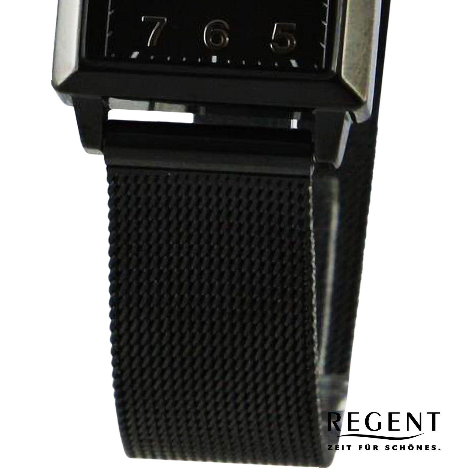 extra Quarzuhr Armbanduhr Damen Metallarmband Regent groß Analog, Damen rund, Armbanduhr 22x26mm), Regent (ca.