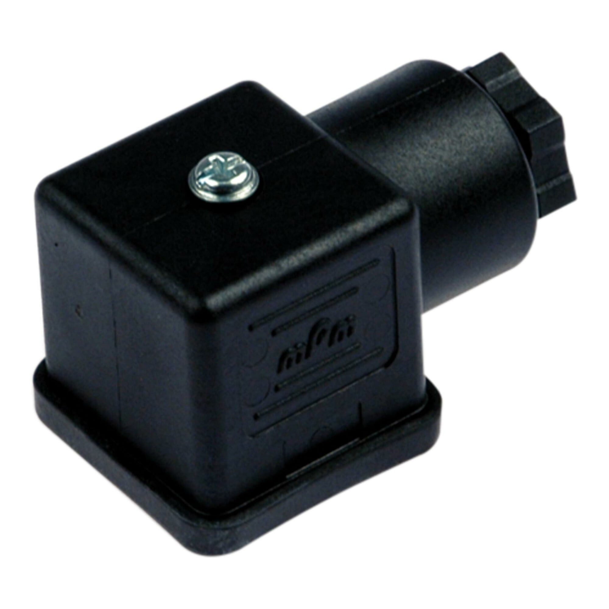 RIEGLER Riegler Gerätestecker mit LED, 24 V, 30 mm, Bauform A Akku Starter-Set