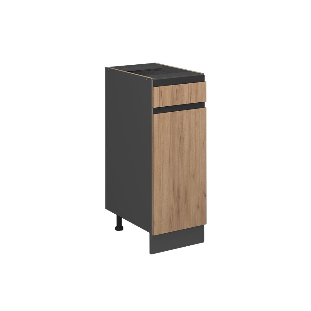 Vicco Unterschrank R-Line, Goldkraft Eiche/Anthrazit, 30 günstig online kaufen