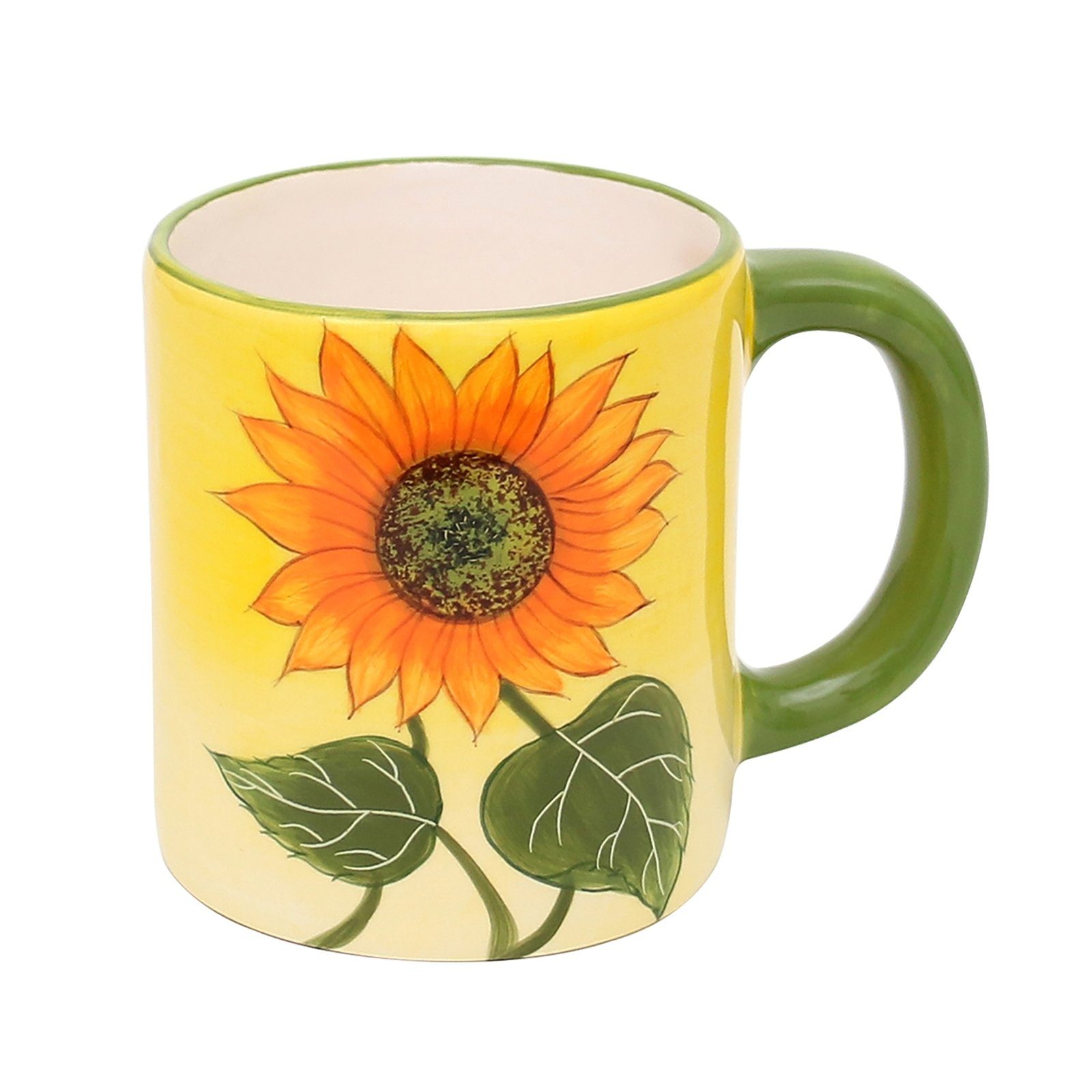 Neuetischkultur Tasse Kaffeepot rund, Keramik Sonnenblume, Keramik