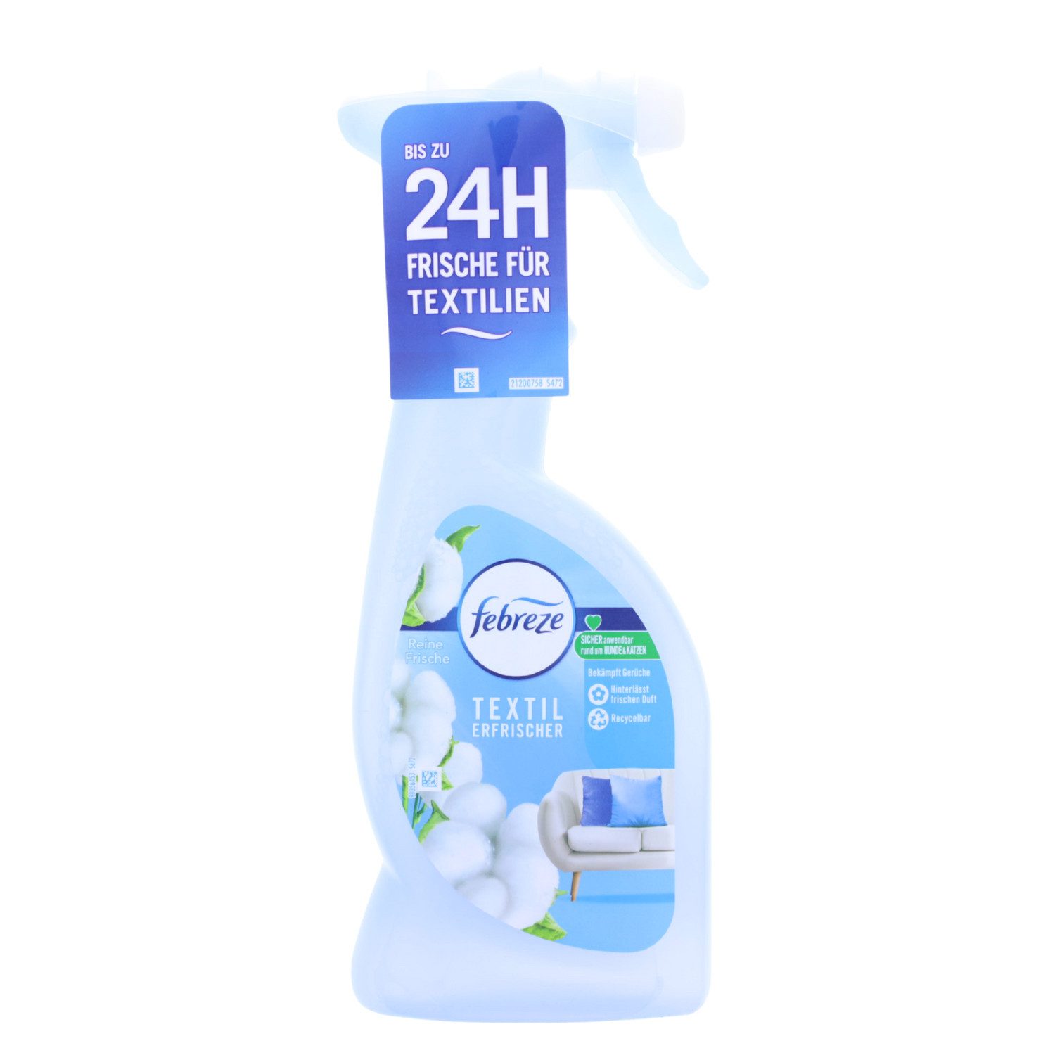 Febreze Textilerfrischer Febreze Reine Frische Textilerfrischer Spray 375ml entfernt Gerüche