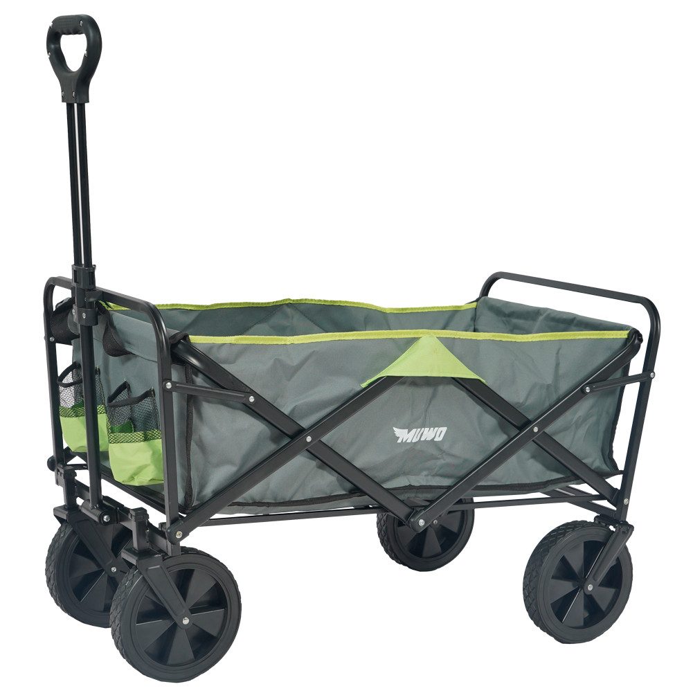 MUWO Bollerwagen Handwagen faltbarer Bollerwagen 100 L, max. 110 kg
