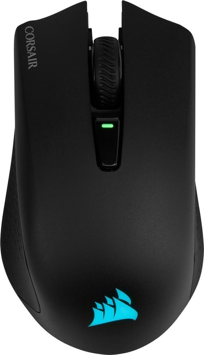 Corsair HARPOON RGB WIRELESS Gaming-Maus (Bluetooth, Funk, kabelgebunden)