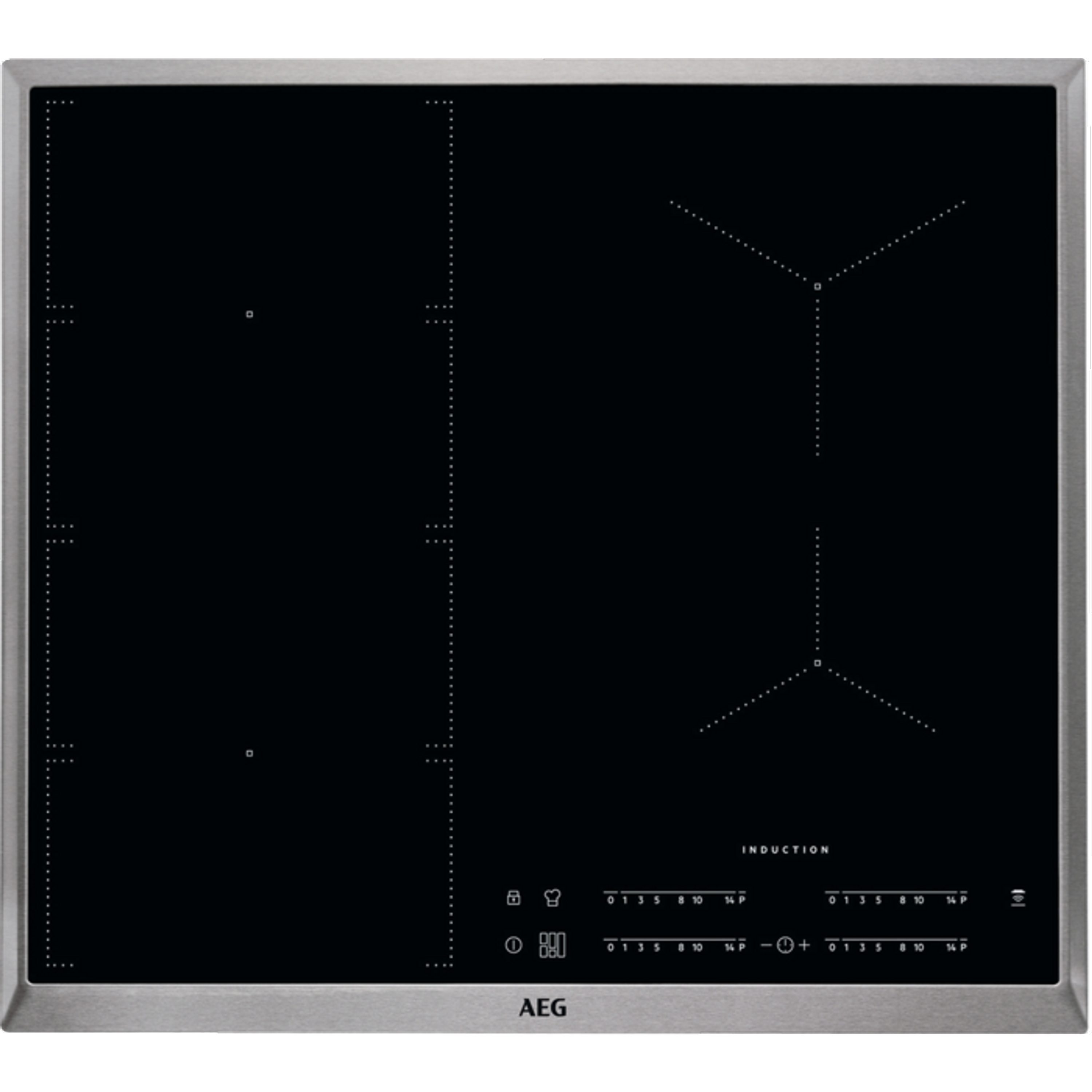 AEG Induktions-Kochfeld IKE64471XB, SlimFit-Design | Kochfelder