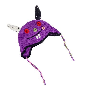 GalaxyCat Schirmmütze Witzige Hasen Strikmütze für Erwachsene, Verrückte Monsterhasen Winte (Ein Stück) Monster Strickmütze