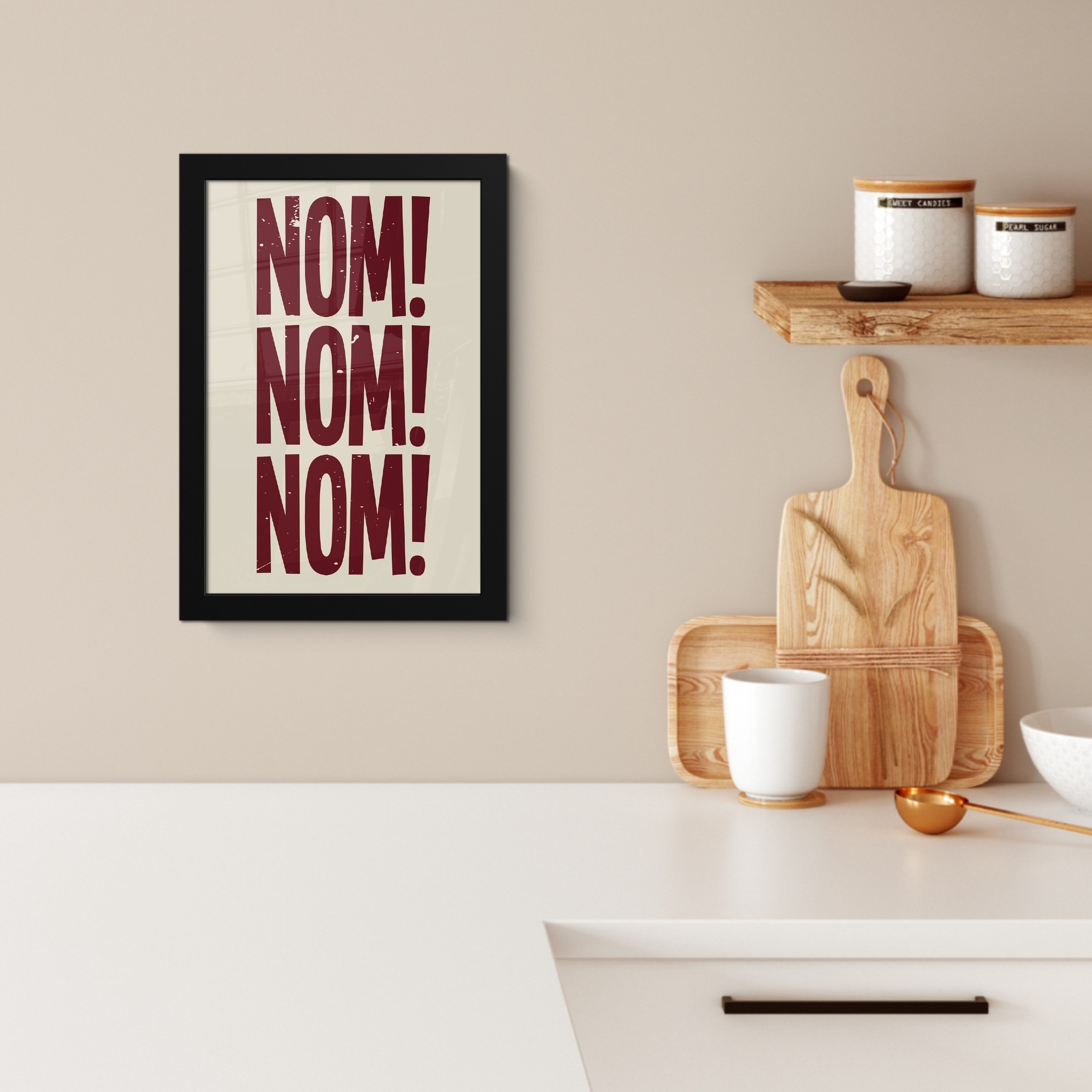 MuchoWow Poster Rot - Weinlese - günstig online kaufen