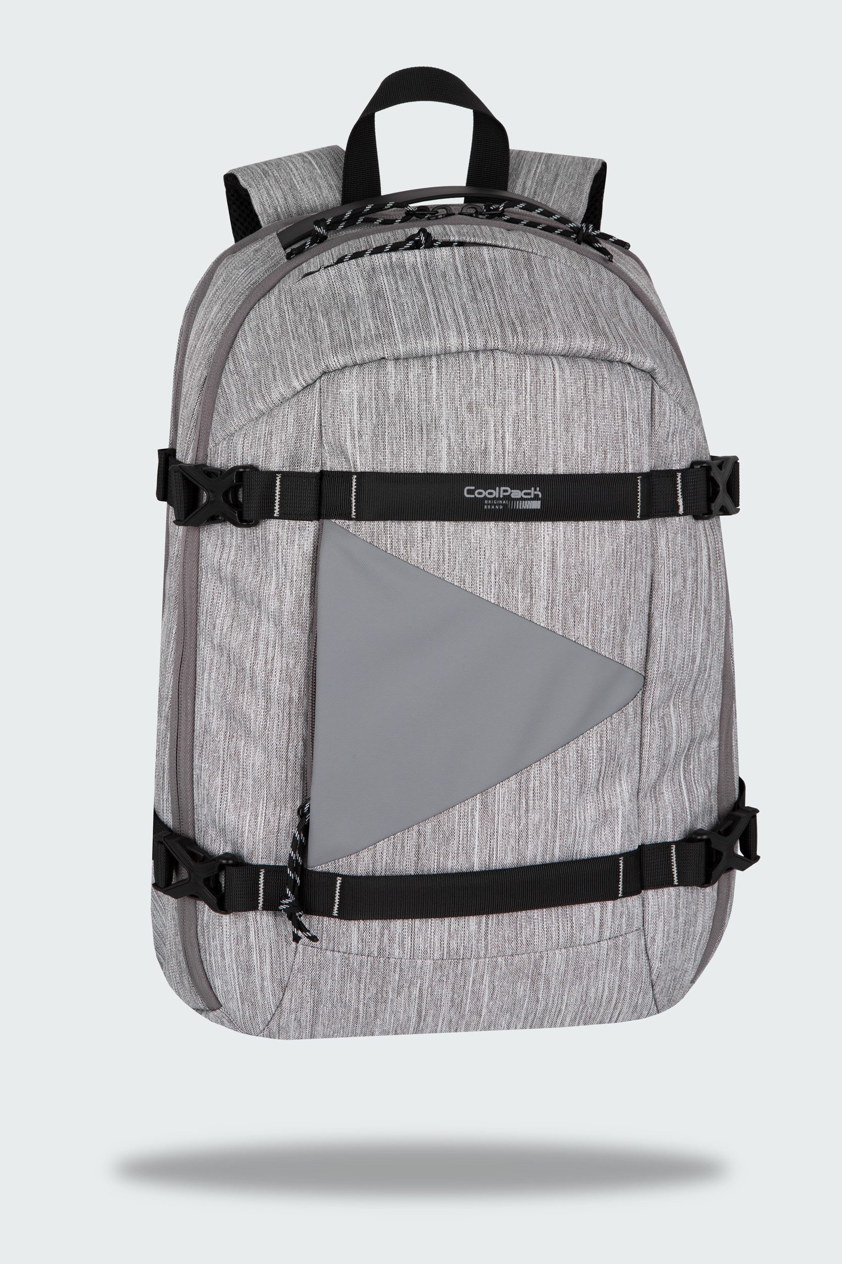 CoolPack Ранцы Rucksack SKILL Hellgrau (1 Stück), 2 Hauptfächer, gepolstert, verstellbar