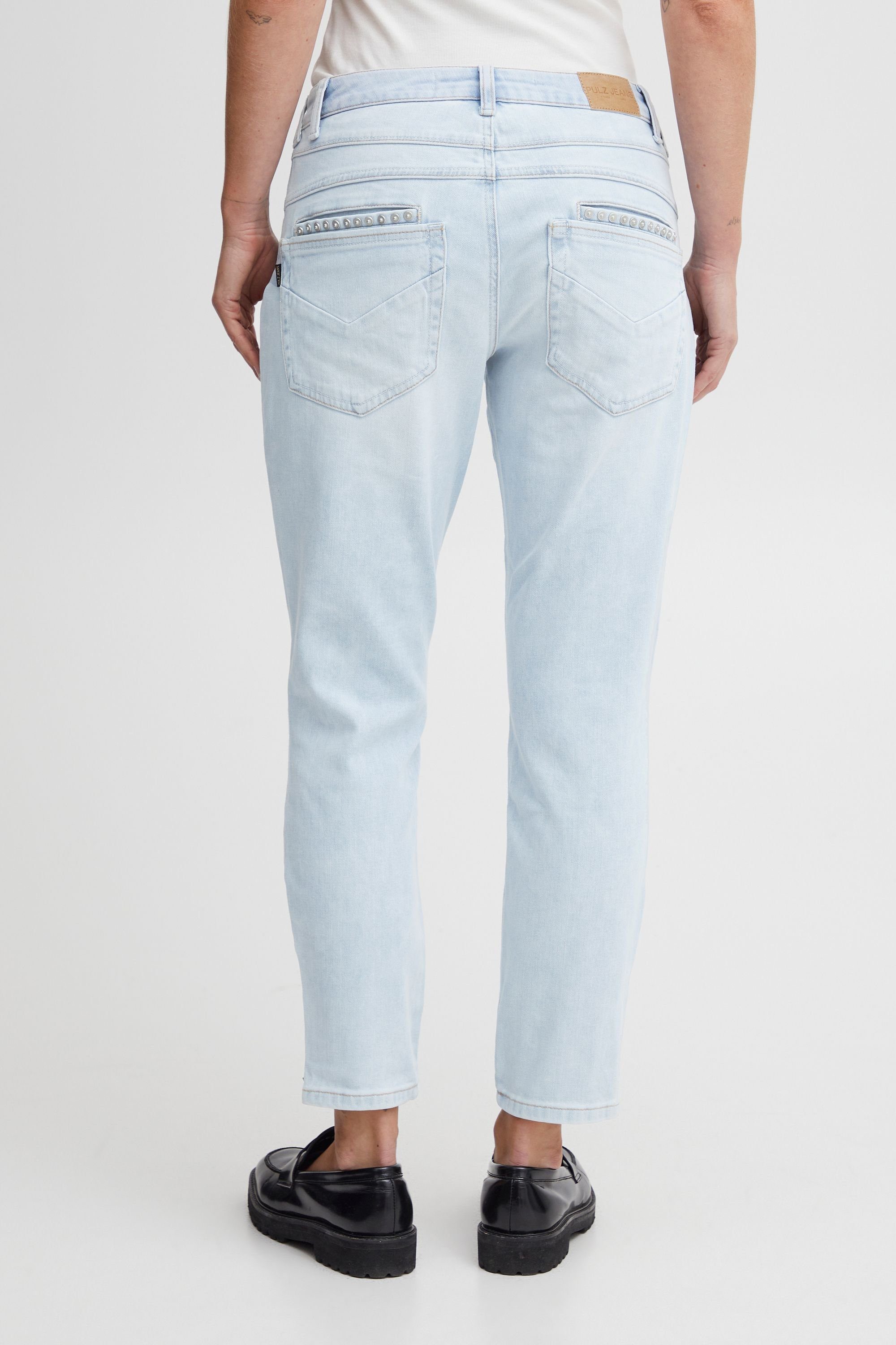 Leg blue Jeans Skinny Pulz denim Skinny-fit-Jeans Jeans - PZMALVINA Loose Bleached 50207420 (201832)