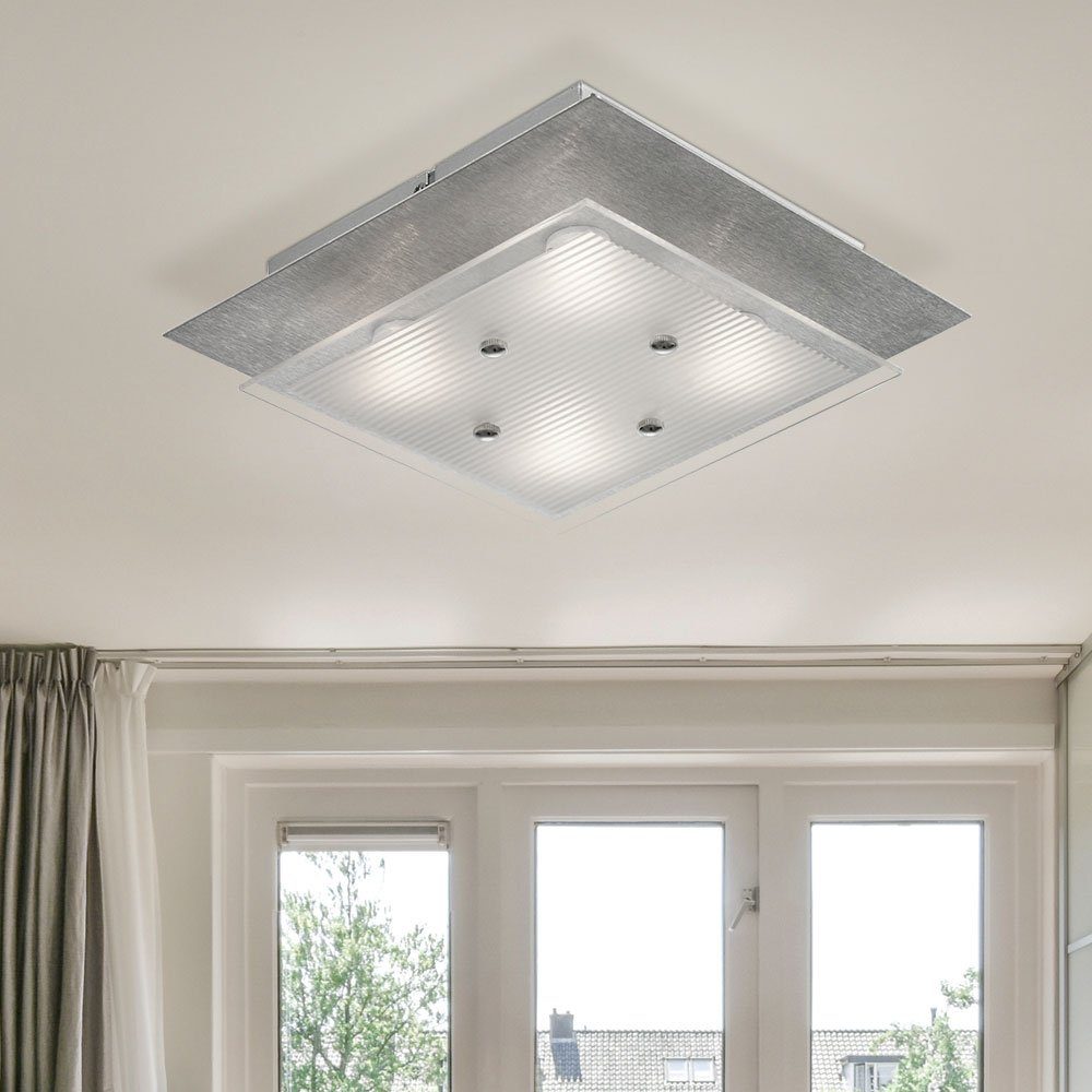 Esto LED Deckenleuchte, LED-Leuchtmittel fest verbaut, Warmweiß, 20 Watt LED Design Decken Lampe Leuchte 1400lm 3000K Esto 740045-4