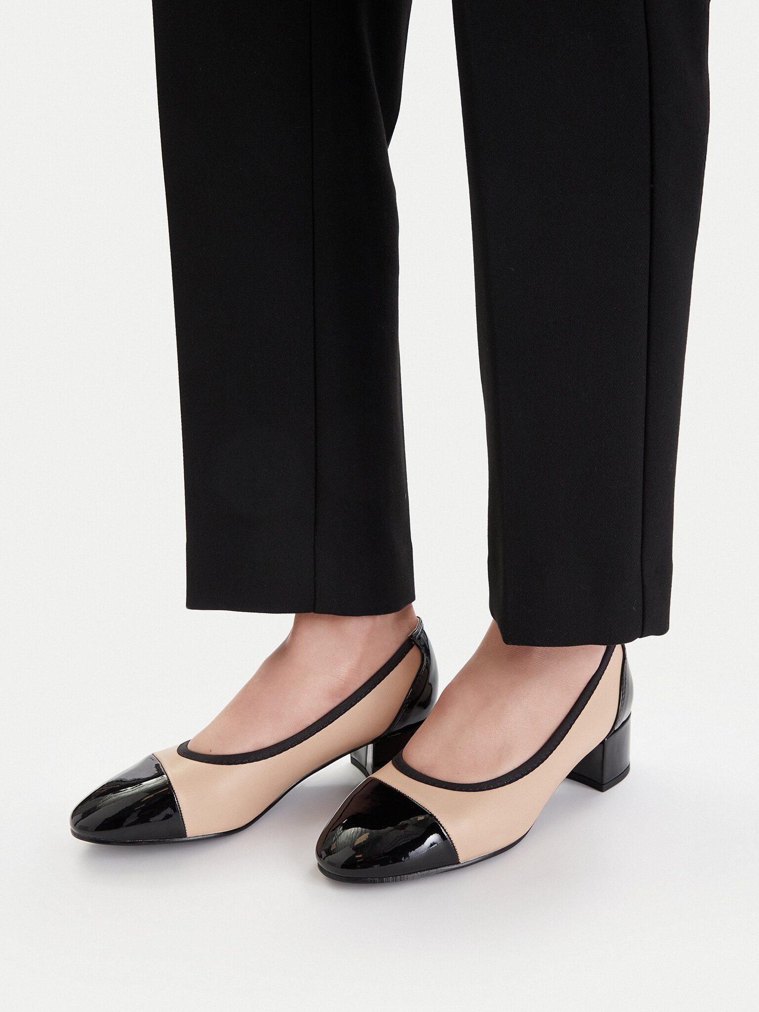 Jenny Jenny Damen Pumps Beige JENNY-CEO-WS24030-01 Beige Schwarz Pumps günstig online kaufen