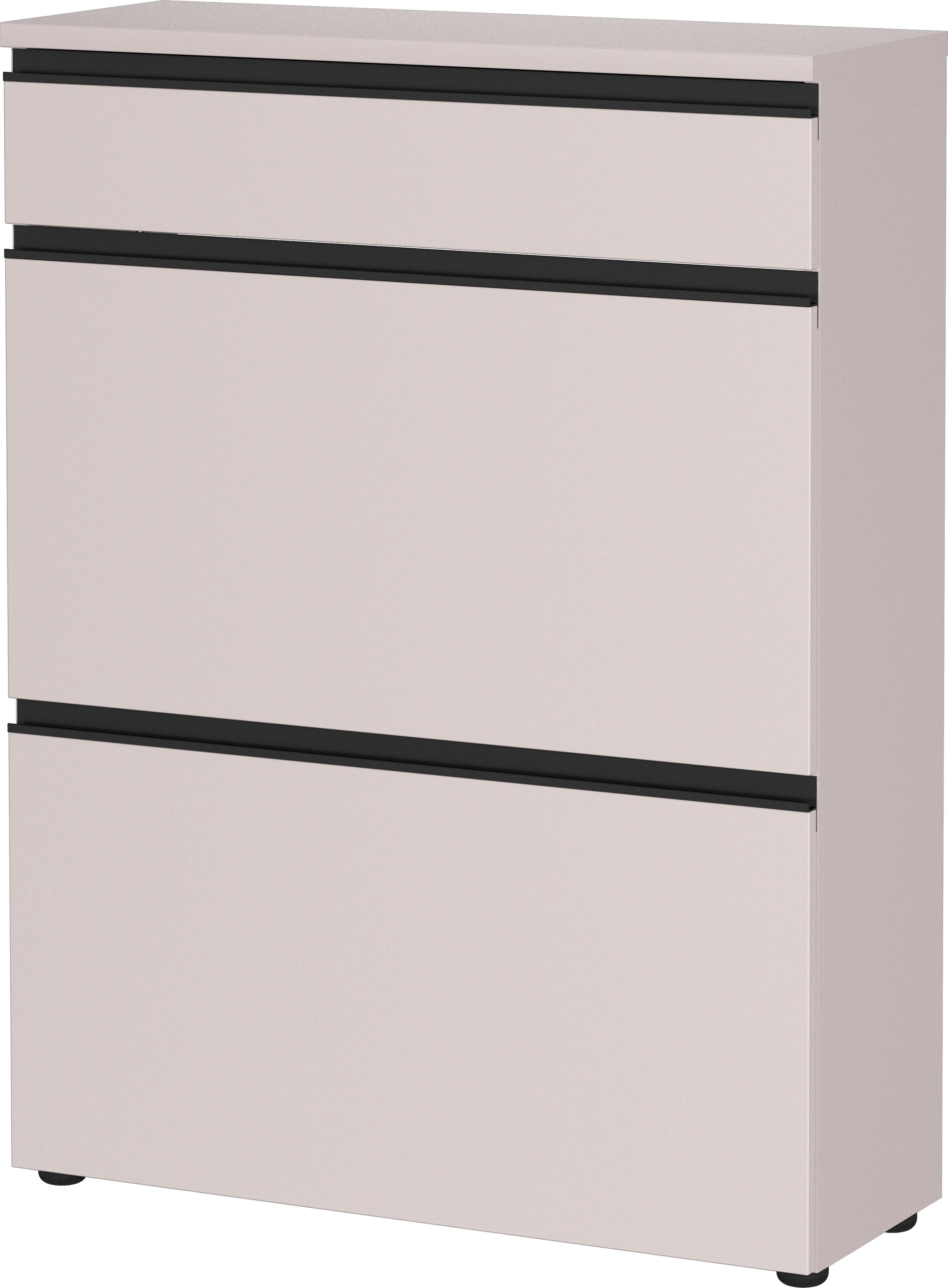 GERMANIA Schuhschrank Baldone (1-St) Schuhklapper, mit Schublade, Griffe aus Metall, Tiefe: 29 cm