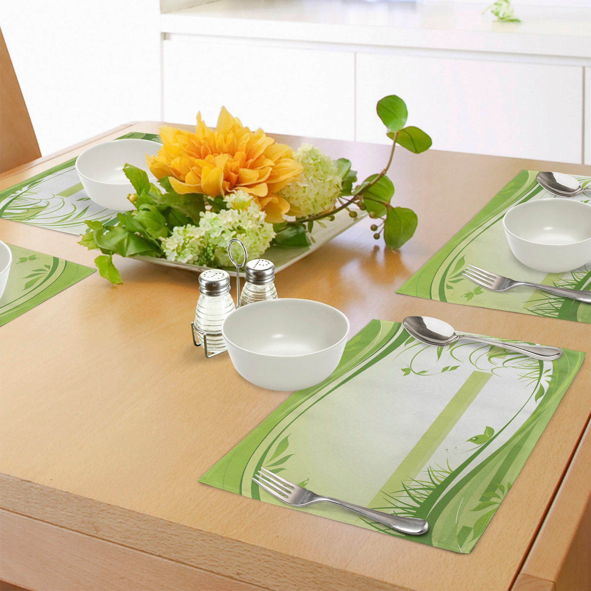 Abakuhaus Platzset Waschbare Stoff Esszimmer Küche günstig online kaufen