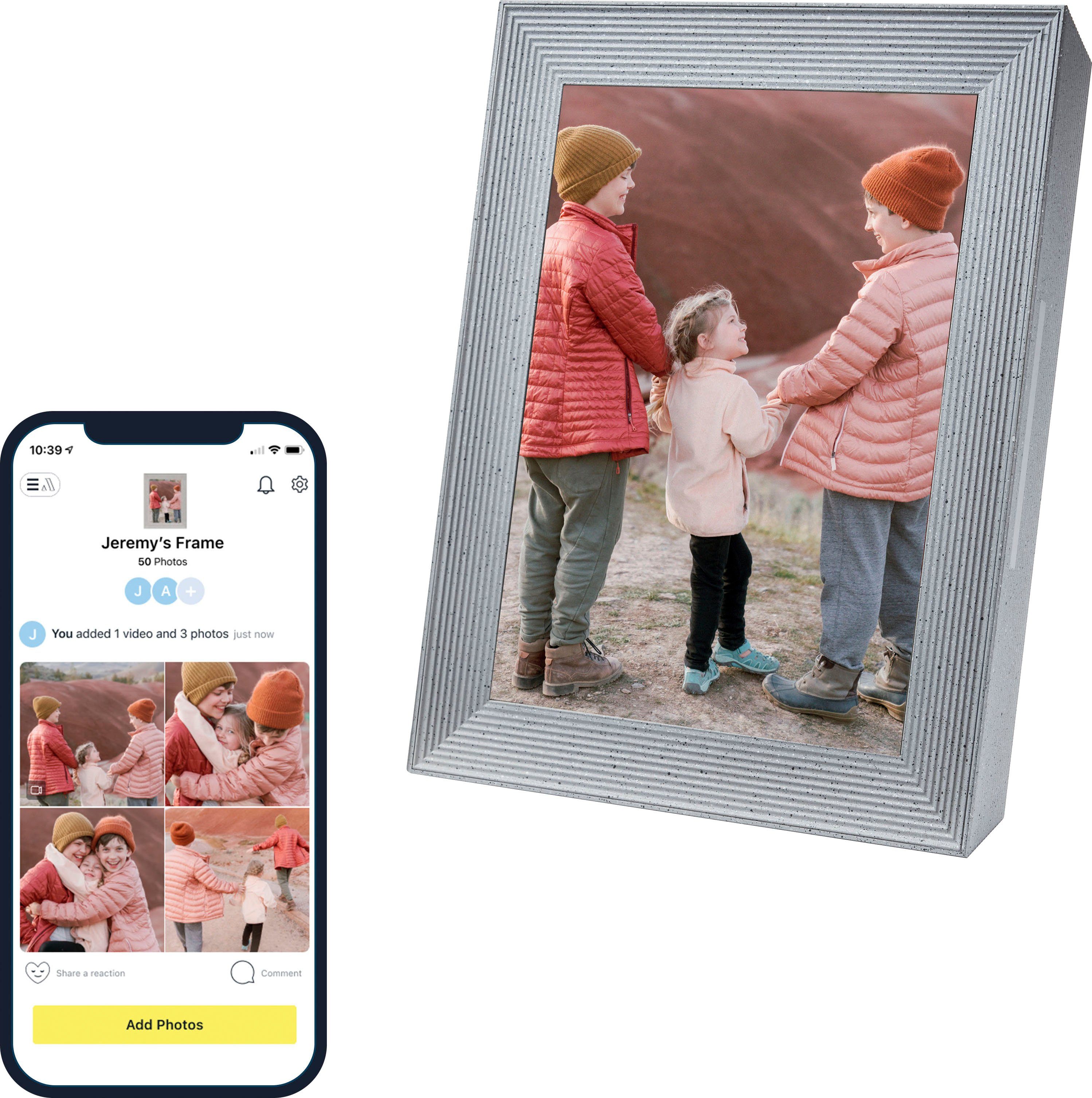 Aura Aura Frame Digitaler Sandstone ", cm/9,7 Bilderrahmen (24,6 2048 Pixel) x Luxe Mason 1536