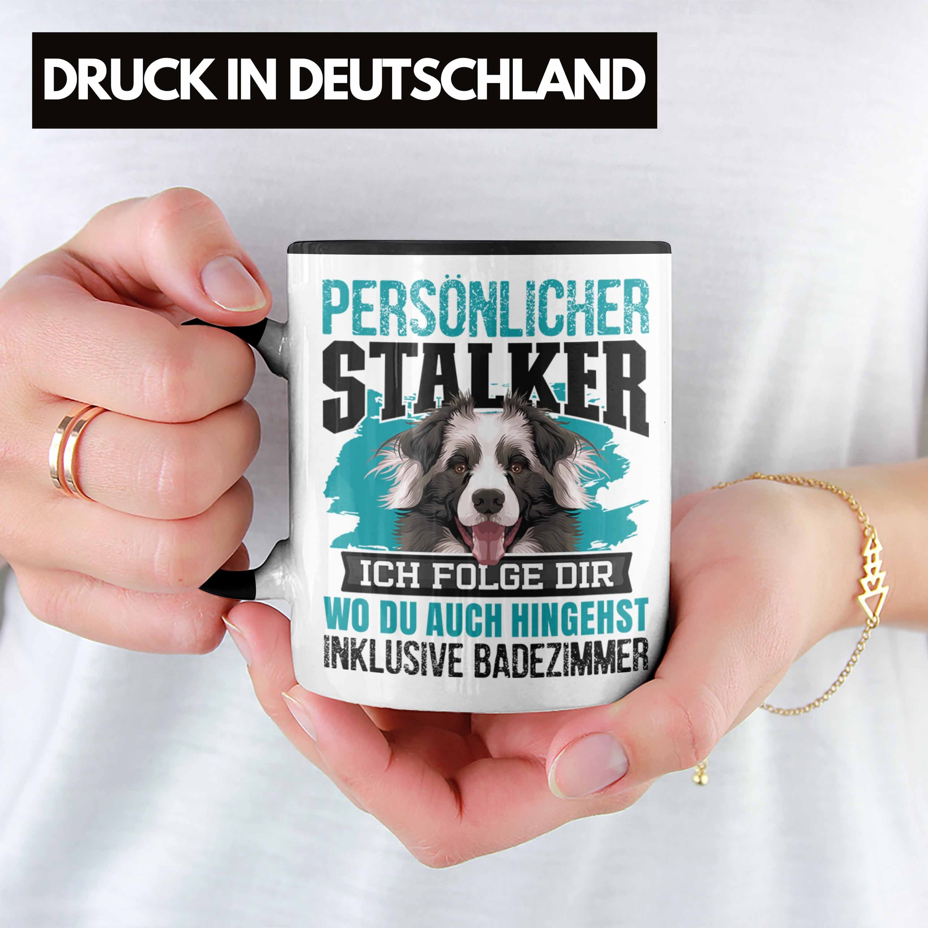 Geschenk Trendation Schwarz Geschenkidee Tasse Hundebesitzer Border Bordercollie Collie Tasse K