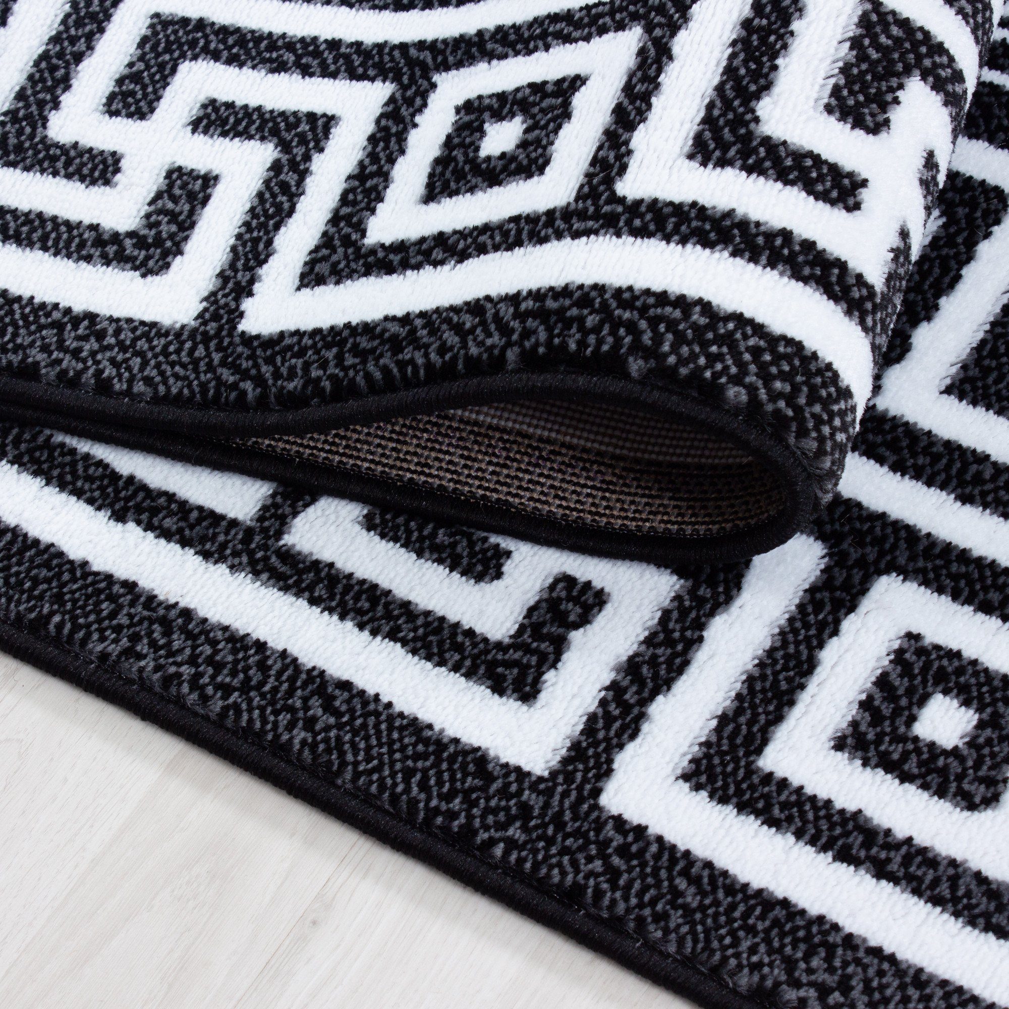 Ayyildiz Teppiche Teppich »PARMA 9340«, rechteckig, 12 mm Höhe, Läufer, str günstig online kaufen