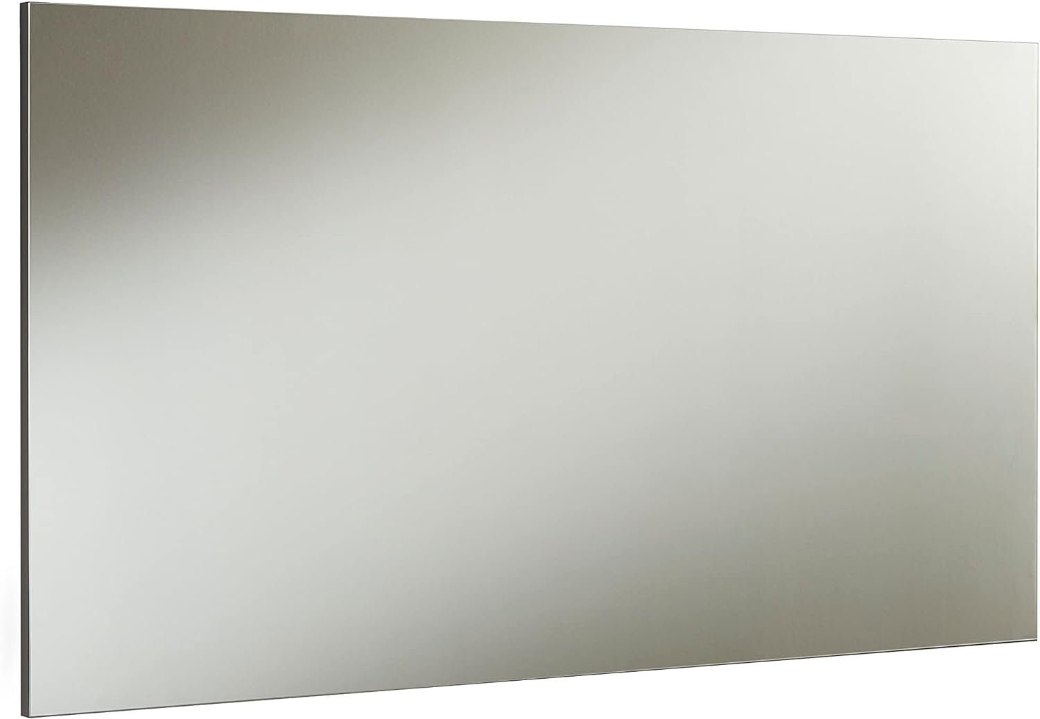 Garderobenspiegel in wei, Spiegelglas - 120x65x2cm (BxHxT)
