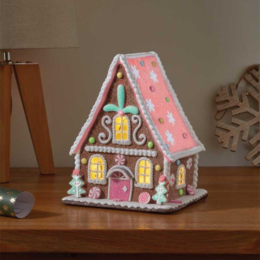 THREE KINGS Weihnachtsdorf Schweizer Lebkuchen-Chalet 22.5 x 18 x 15.5cm