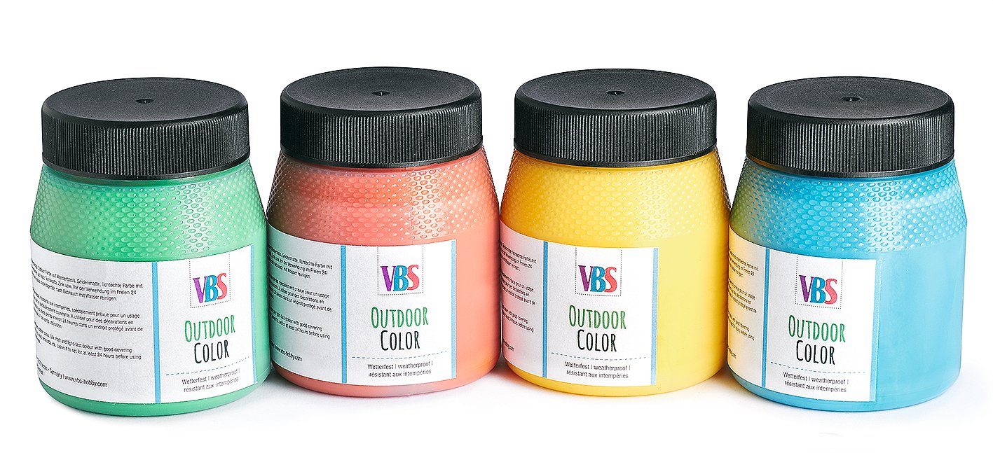 Bastelfarbe Outdoor Color Farbset