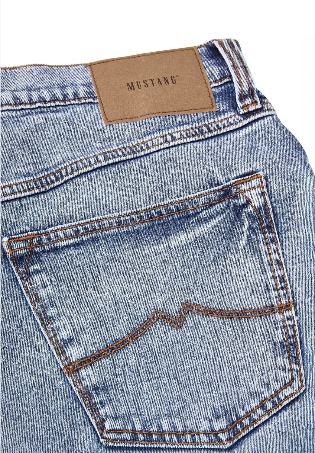 MUSTANG Straight-Jeans Herren Jeanshose Big Sur Regular Fit Denim Hose mit Stretch