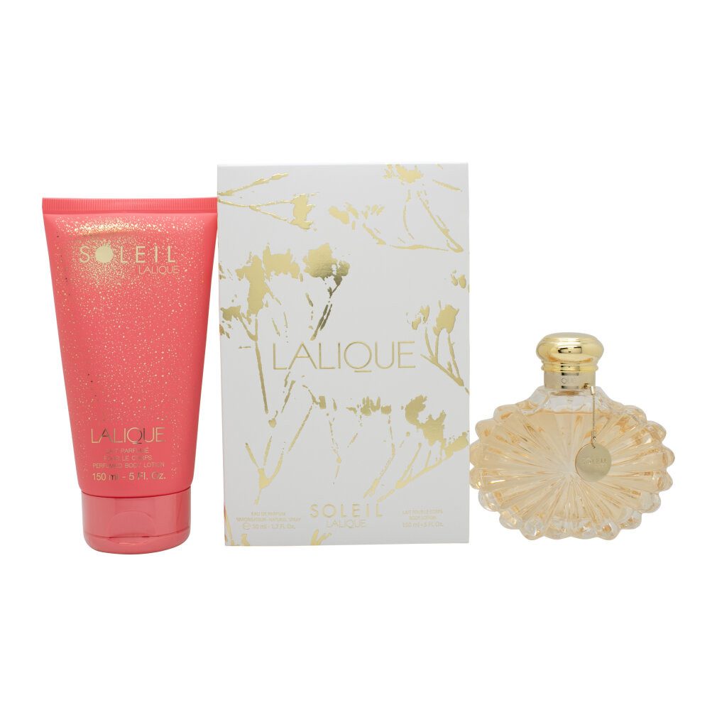 Lalique Eau de Parfum Soleil Gift Set 50ml EDP + 150ml Body Lotion