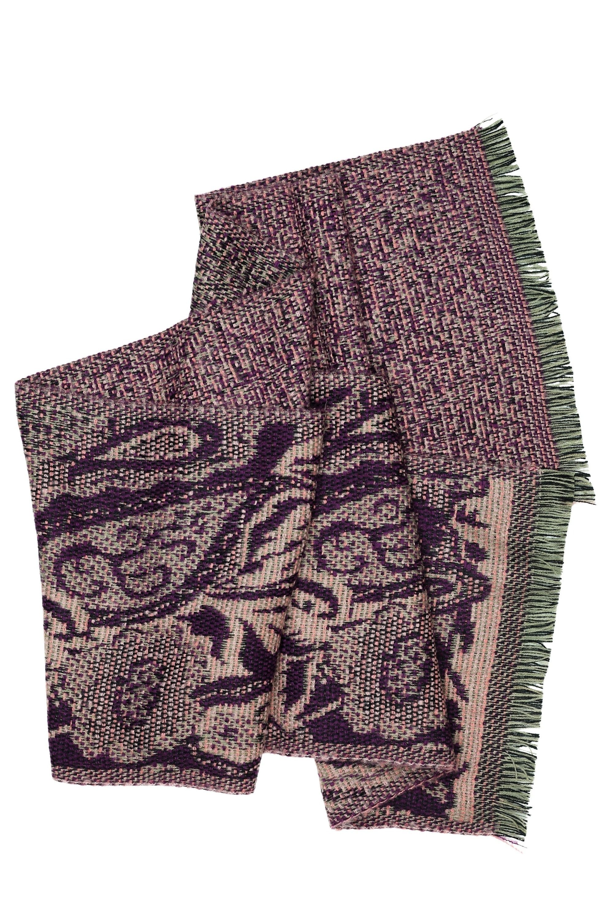 COLLEZIONE ALESSANDRO Wollschal Paisley, (1-St), Made in Italy, modische Farbgebung