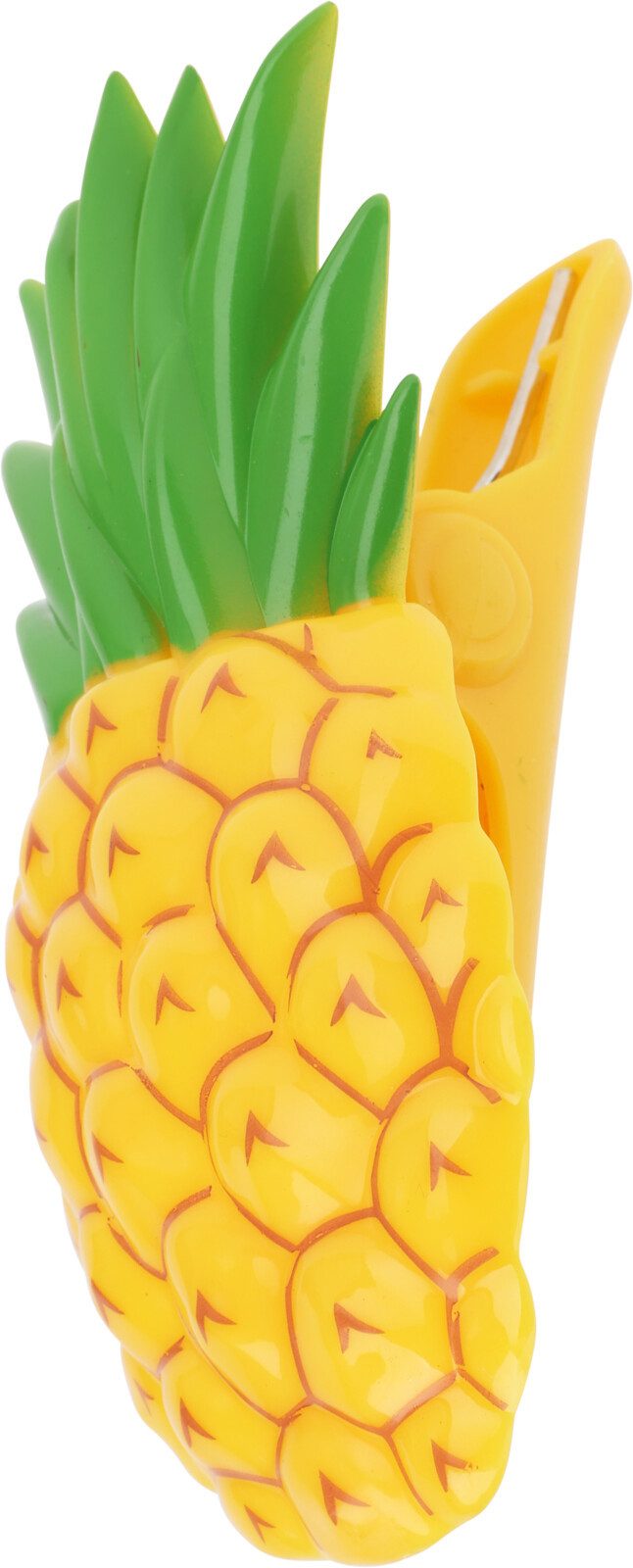 Koopman Handtuchklemme Clips Strandtuch Bunt 4 er Set, 4 Stk, Ananas + Melone, Fruchtmotive, Strandurlaub