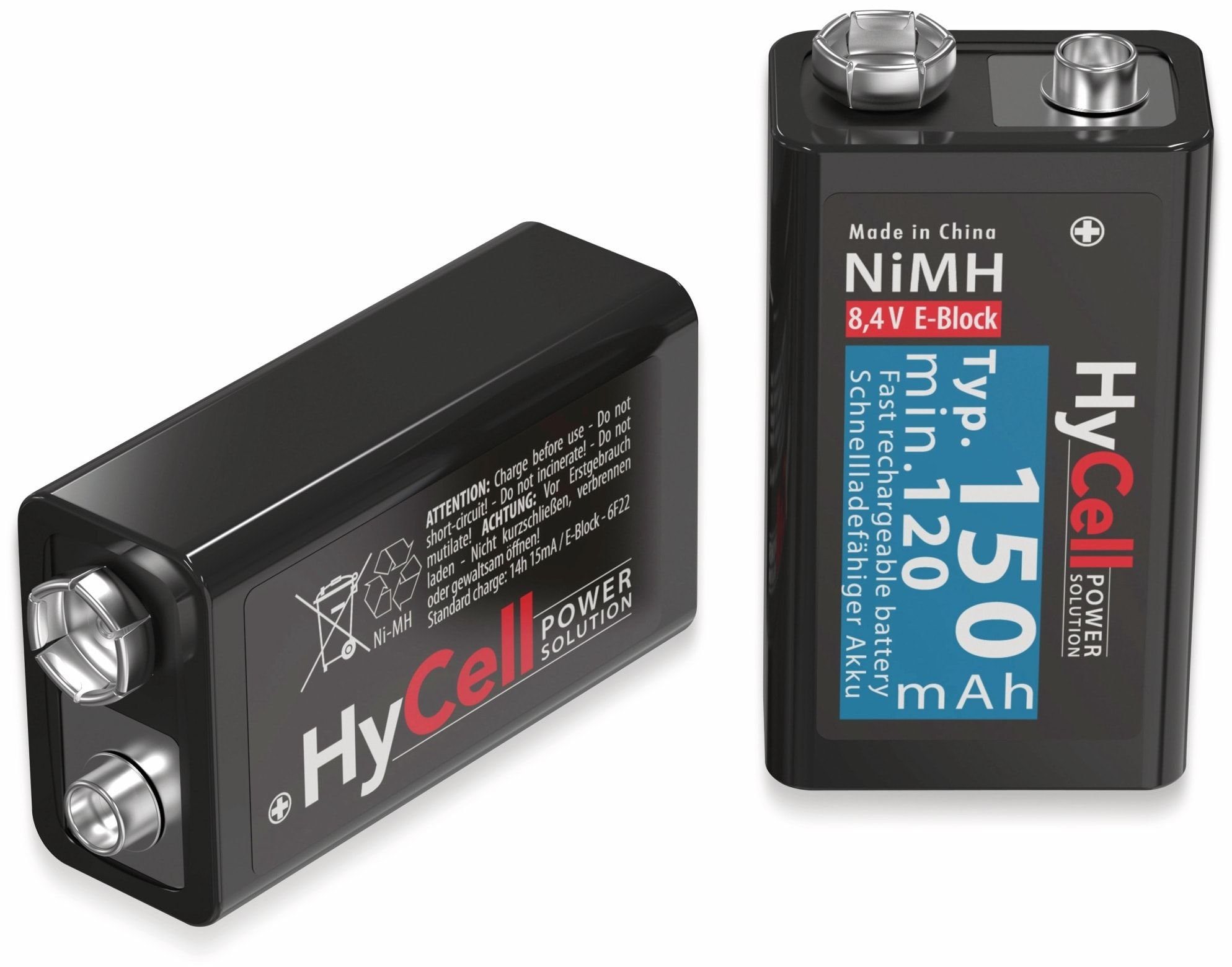 HyCell HYCELL NiMH-9V-Blockakku 150 mAh Akku